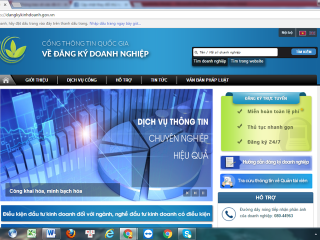 Hướng dẫn tra cứu thông tin công ty