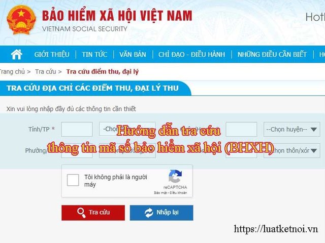 Hướng dẫn tra cứu thông tin mã số bảo hiểm xã hội (BHXH)