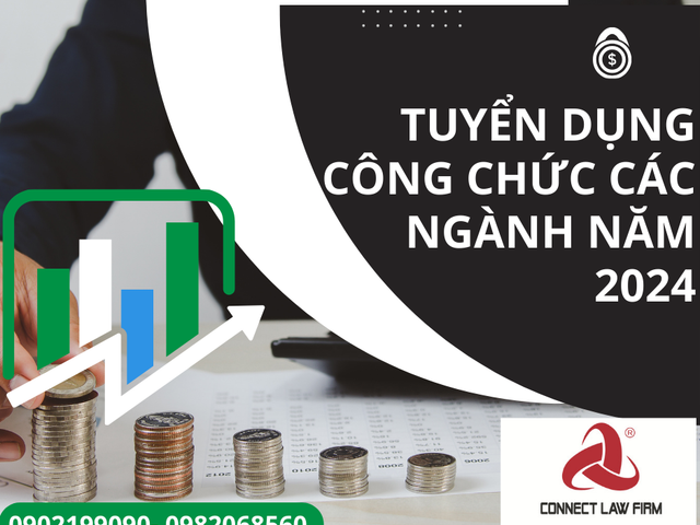 TUYỂN DỤNG CÔNG CHỨC CÁC NGÀNH NĂM 2024