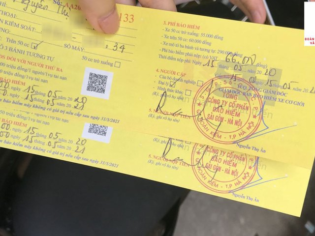 KHÔNG CÓ BẢO HIỂM XE MÁY BỊ PHẠT BAO NHIÊU TIỀN?