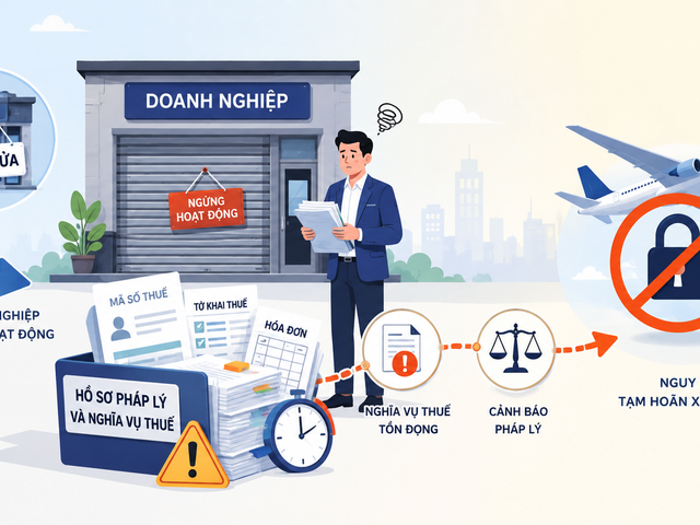 Tư vấn giải thể công ty đúng luật để tránh rủi ro bị cấm xuất cảnh và nộp phạt